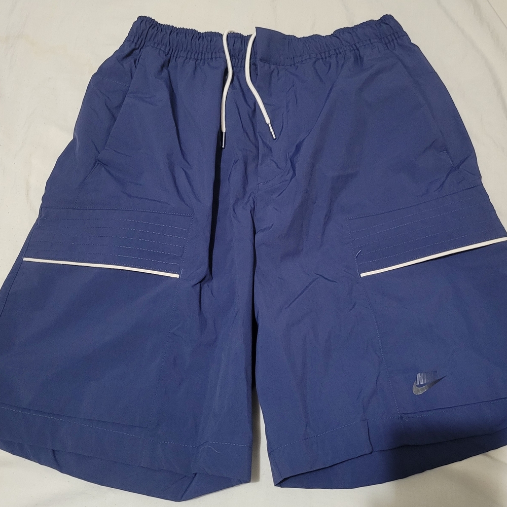 Nike Sportswear Essentials Navy Woven Utility Shorts Men's Small